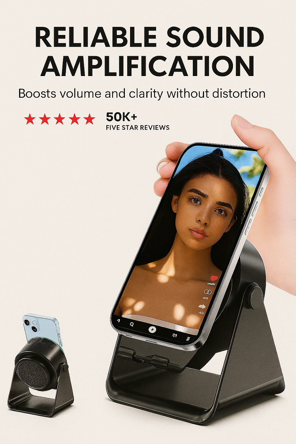 InductaSound™  Wireless Induction Speaker